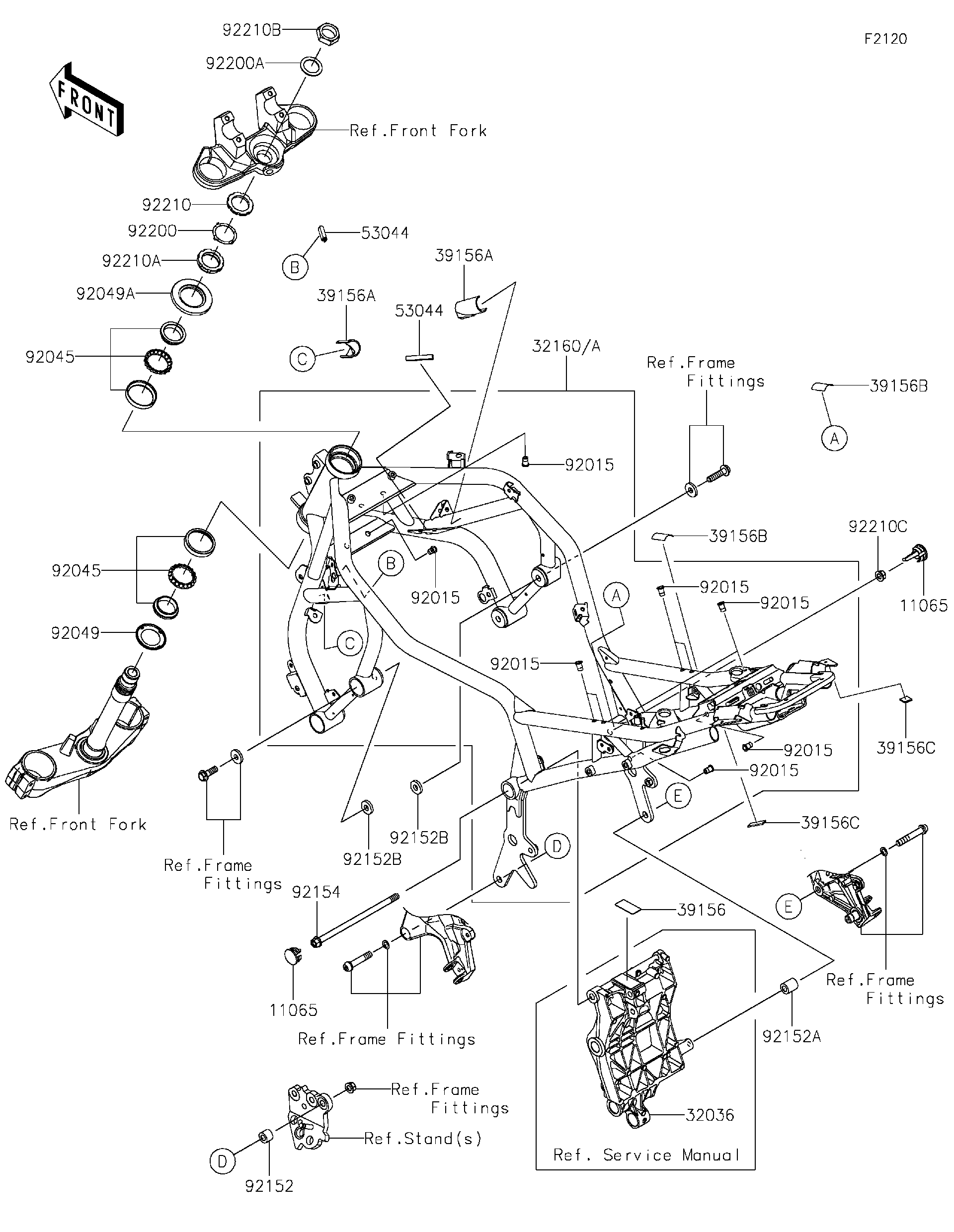 2020 Kawasaki Motorcycles Parts Viewer | SRS Motorsports