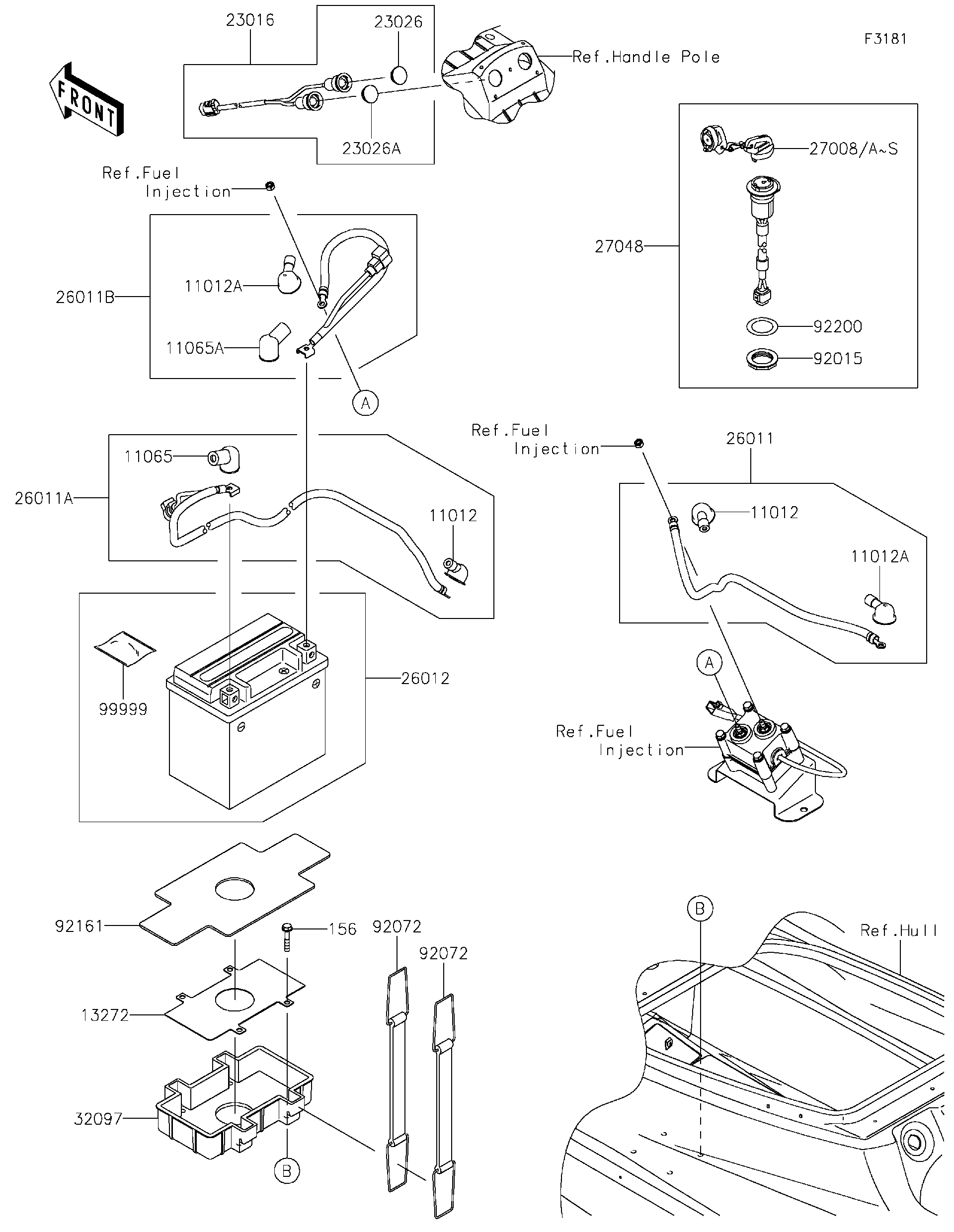 CYHM2点 2024 Kawasaki Watercraft Parts Fiche | Jackson Motorsports