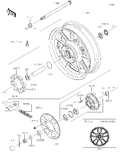 Rear Wheel/Chain
