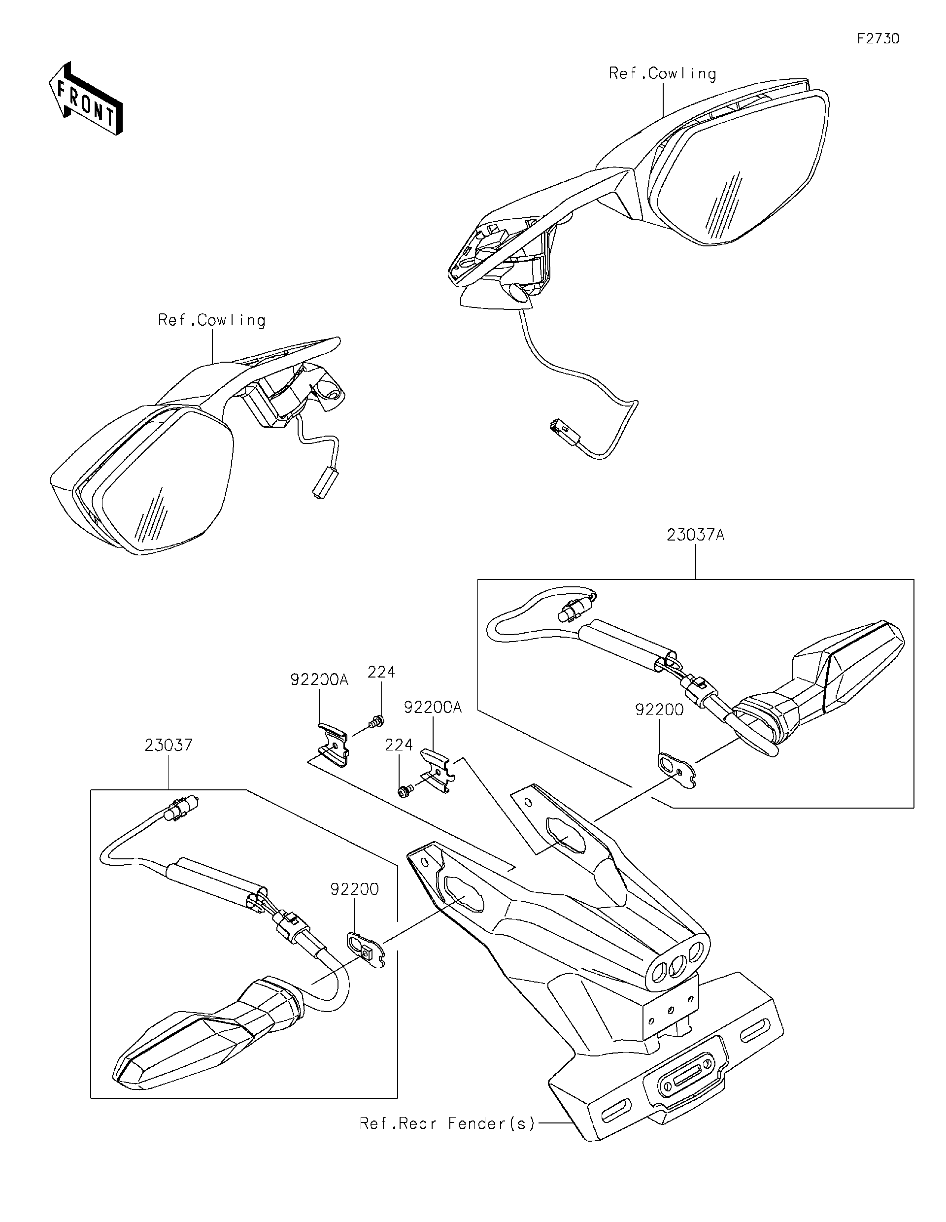 2024 Kawasaki Motorcycles Parts Viewer | SRS Motorsports