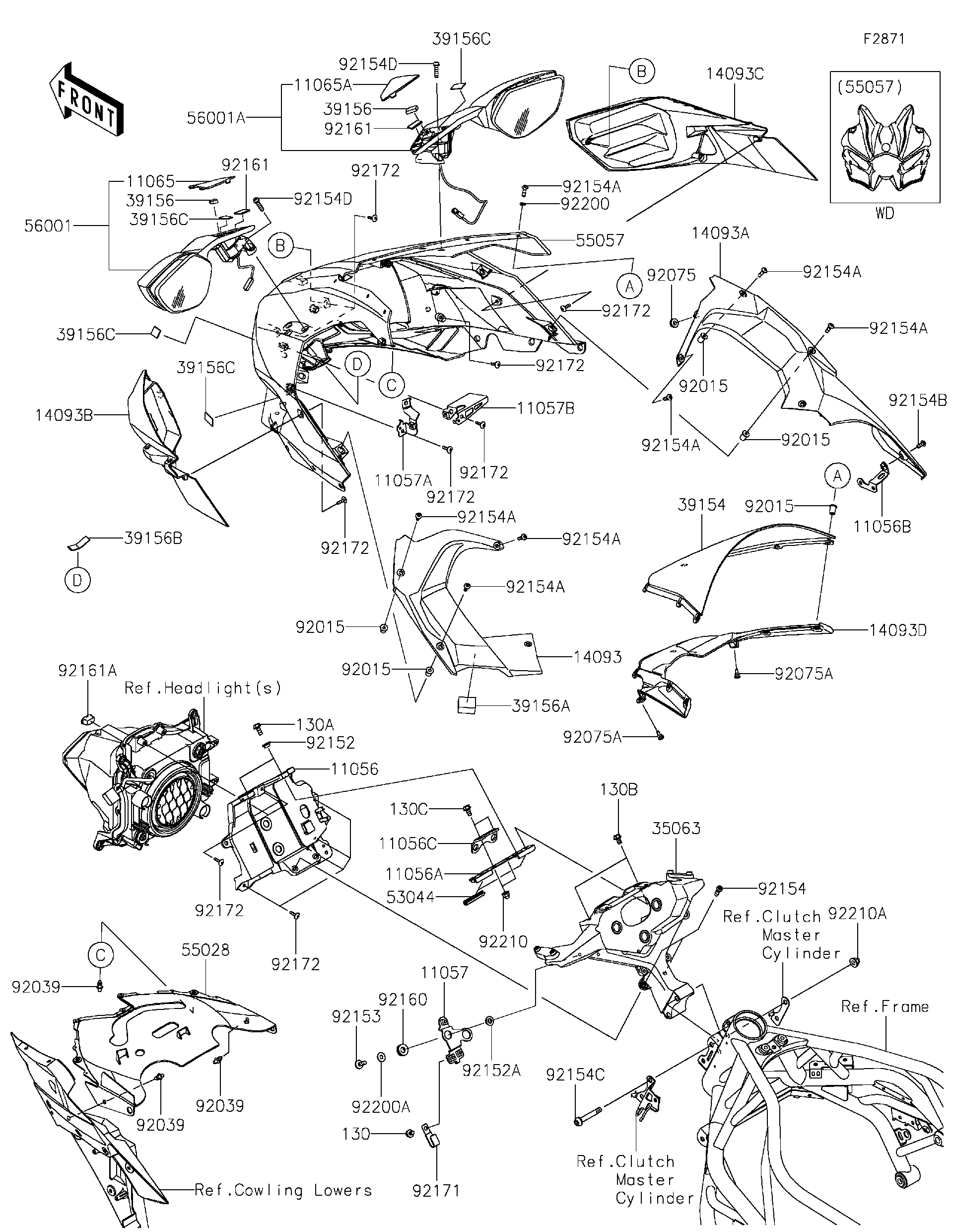 ＊gu2ページ＊ Kawasaki Motorcycle 1998 OEM Parts Diagram for Ignition