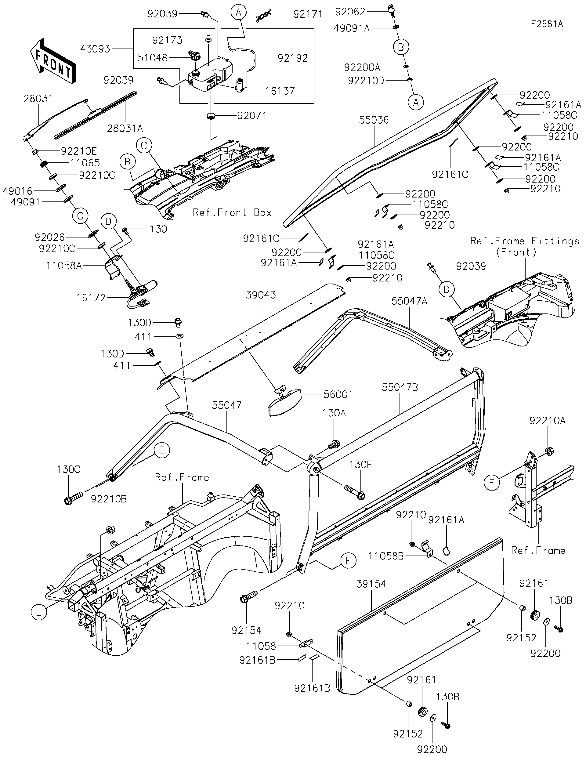 2025 Kawasaki Utility Vehicles Parts-Finder Diagrams in Palmer MA