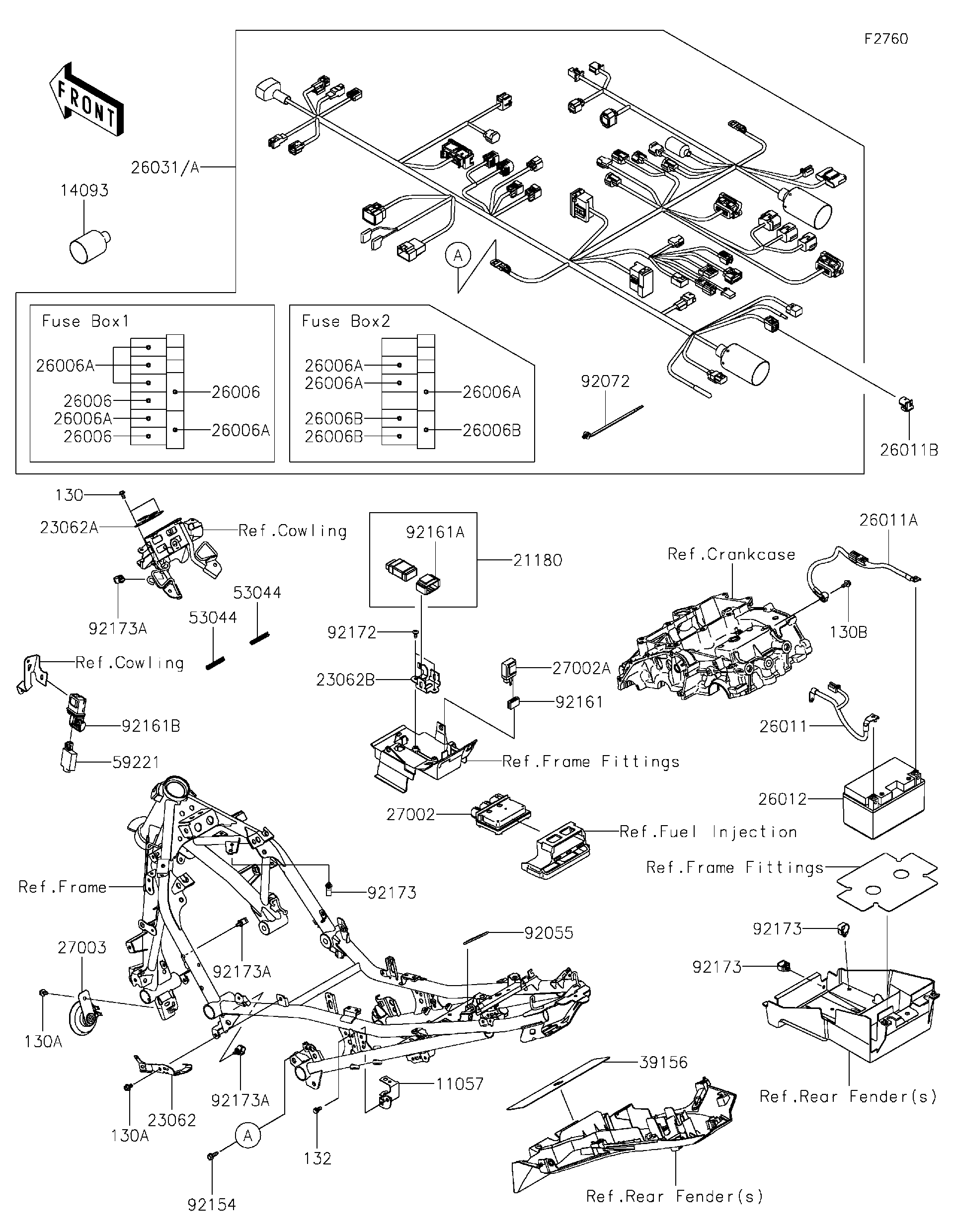 2026 Kawasaki Motorcycles Parts-Finder Diagrams | Cities Edge
