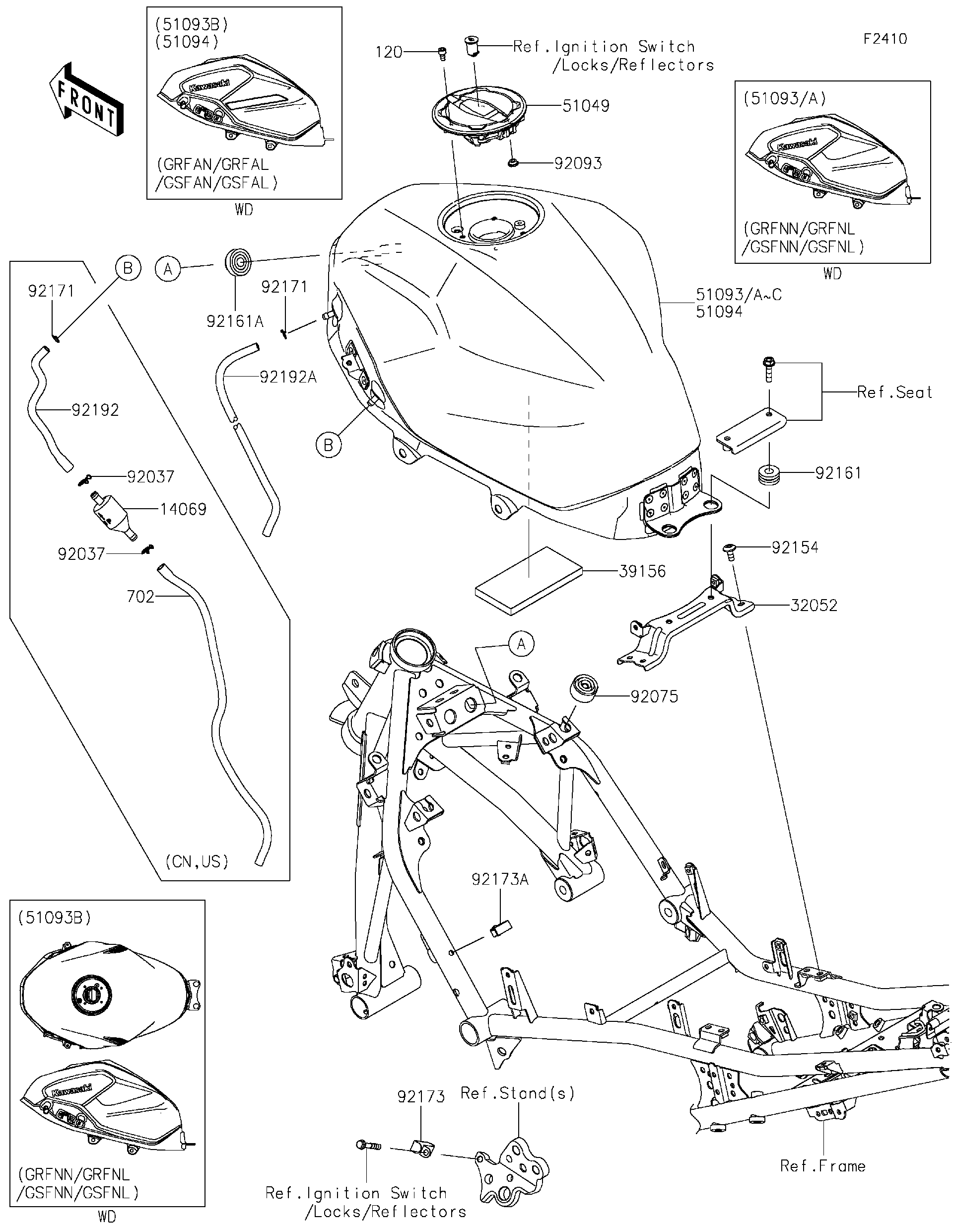 2024 Kawasaki Motorcycles Parts-Finder Diagrams | RJ Powersports