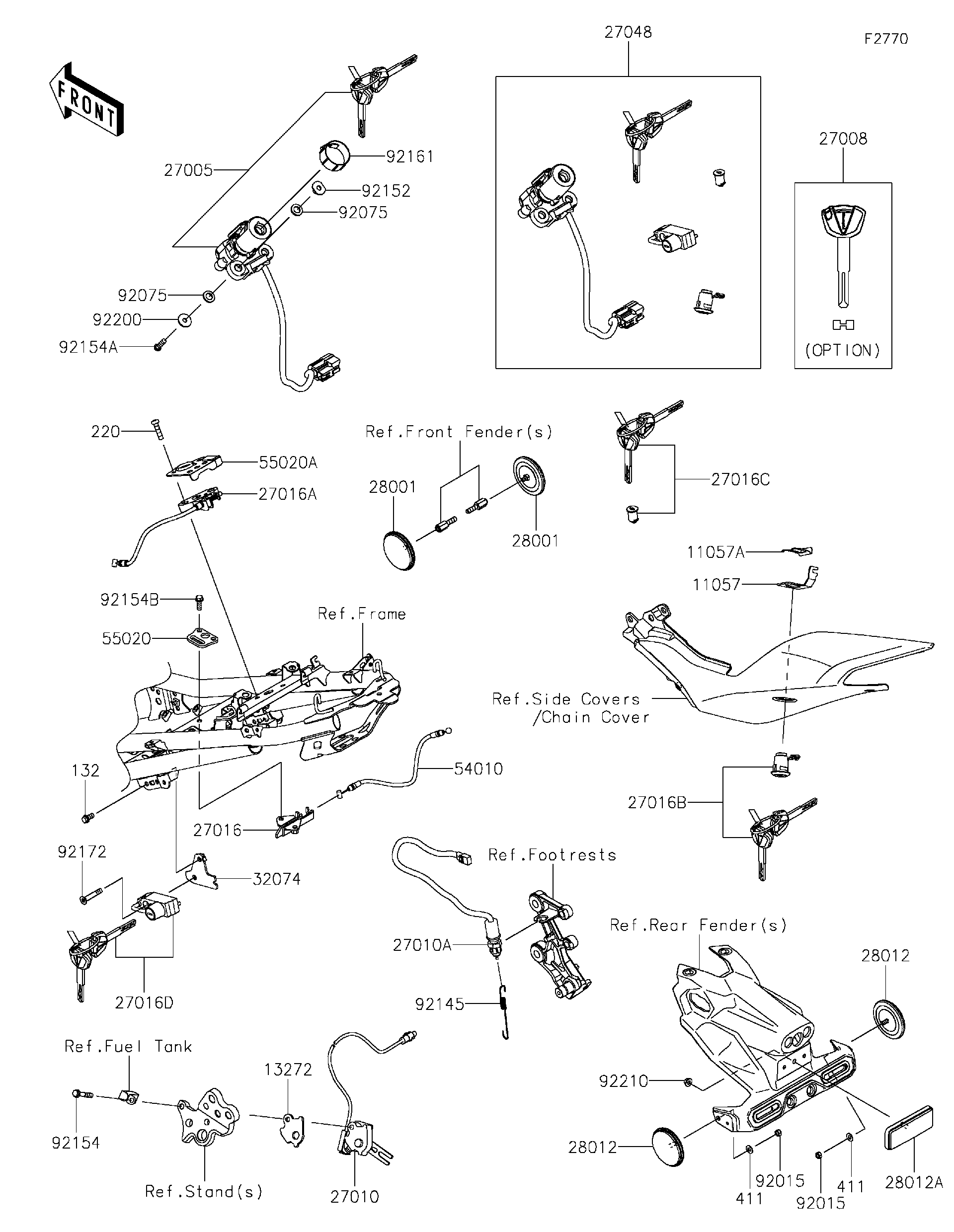 2024 Kawasaki Motorcycles Parts-Finder Diagrams | Cities