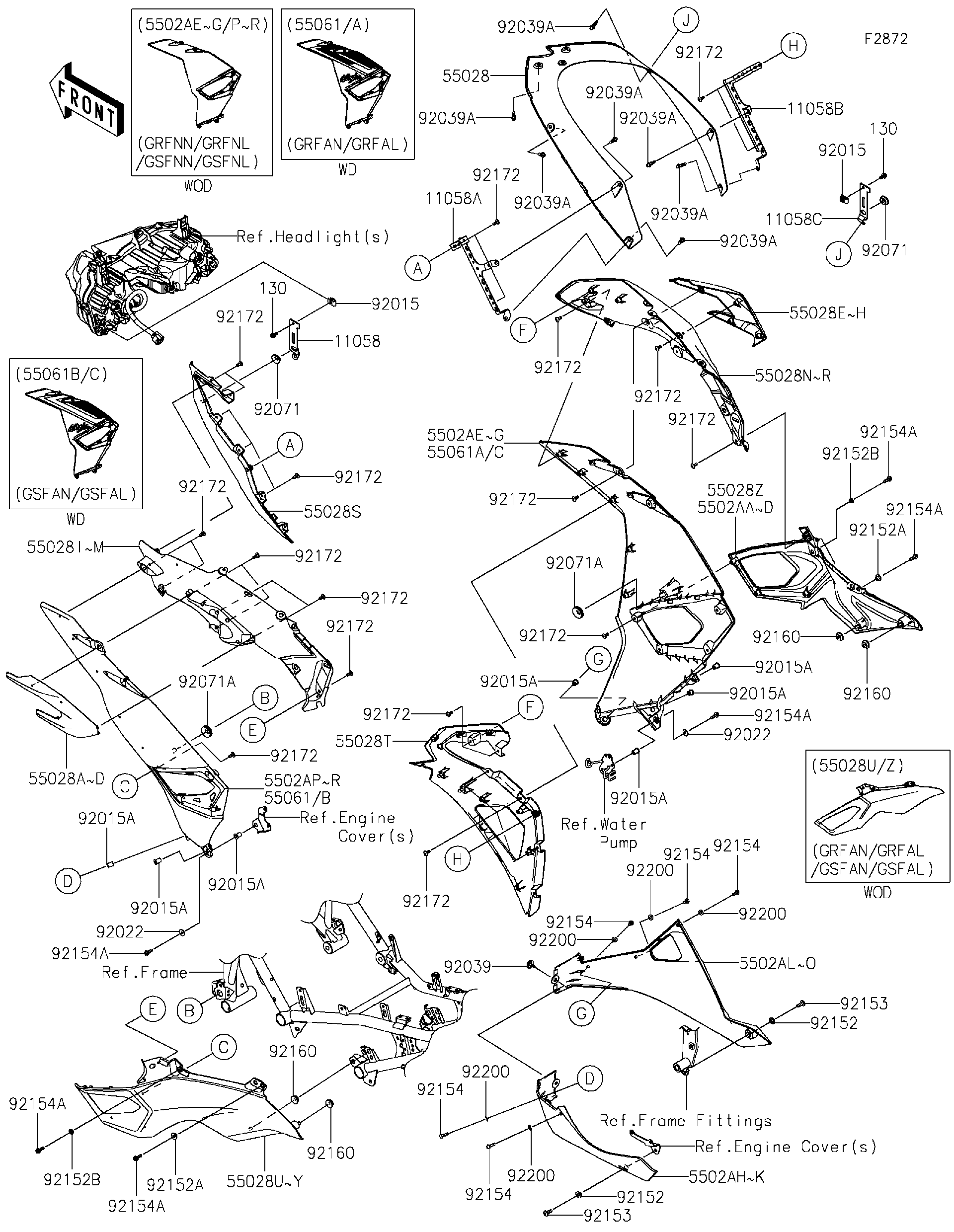 2025 Kawasaki Motorcycles Parts-Finder Diagrams | Team Motorsports
