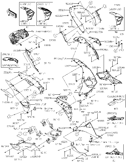 Cowling Lowers(JRFAN-JRFBL)