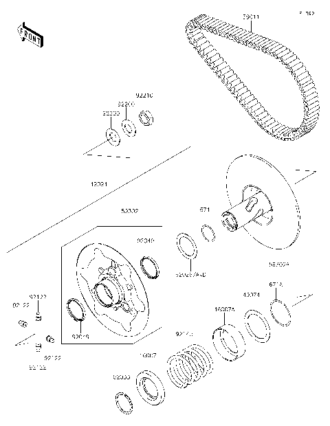 Driven Converter/Drive Belt