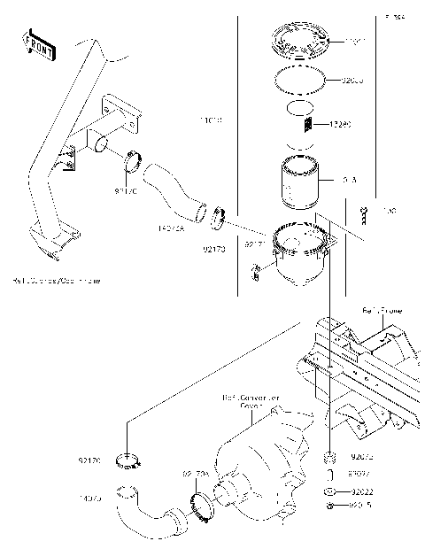 Air Cleaner-Belt Converter