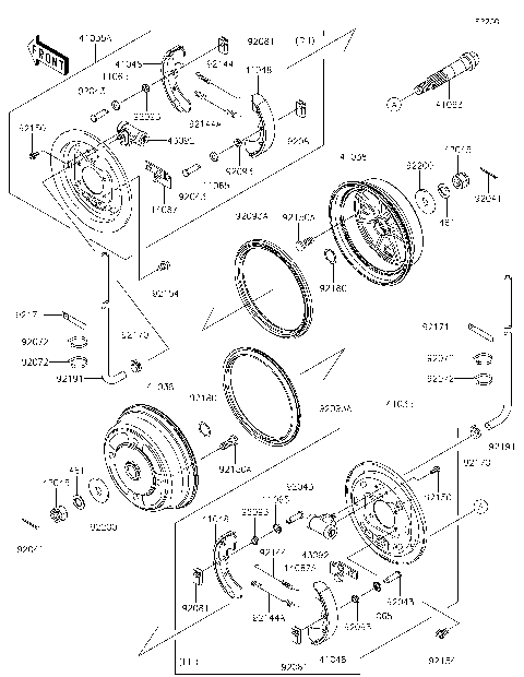 Front Hubs/Brakes