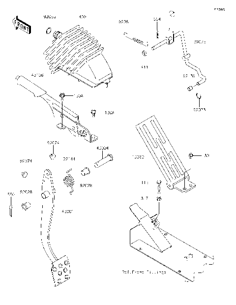 Brake Pedal/Throttle Lever