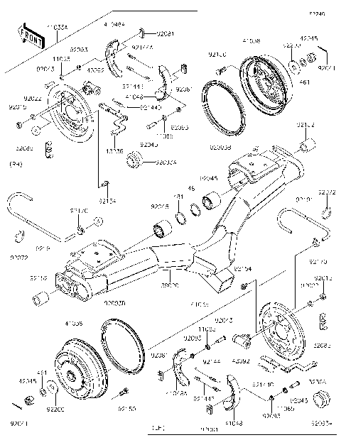 Rear Hubs/Brakes