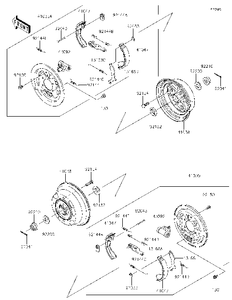 Rear Hubs/Brakes