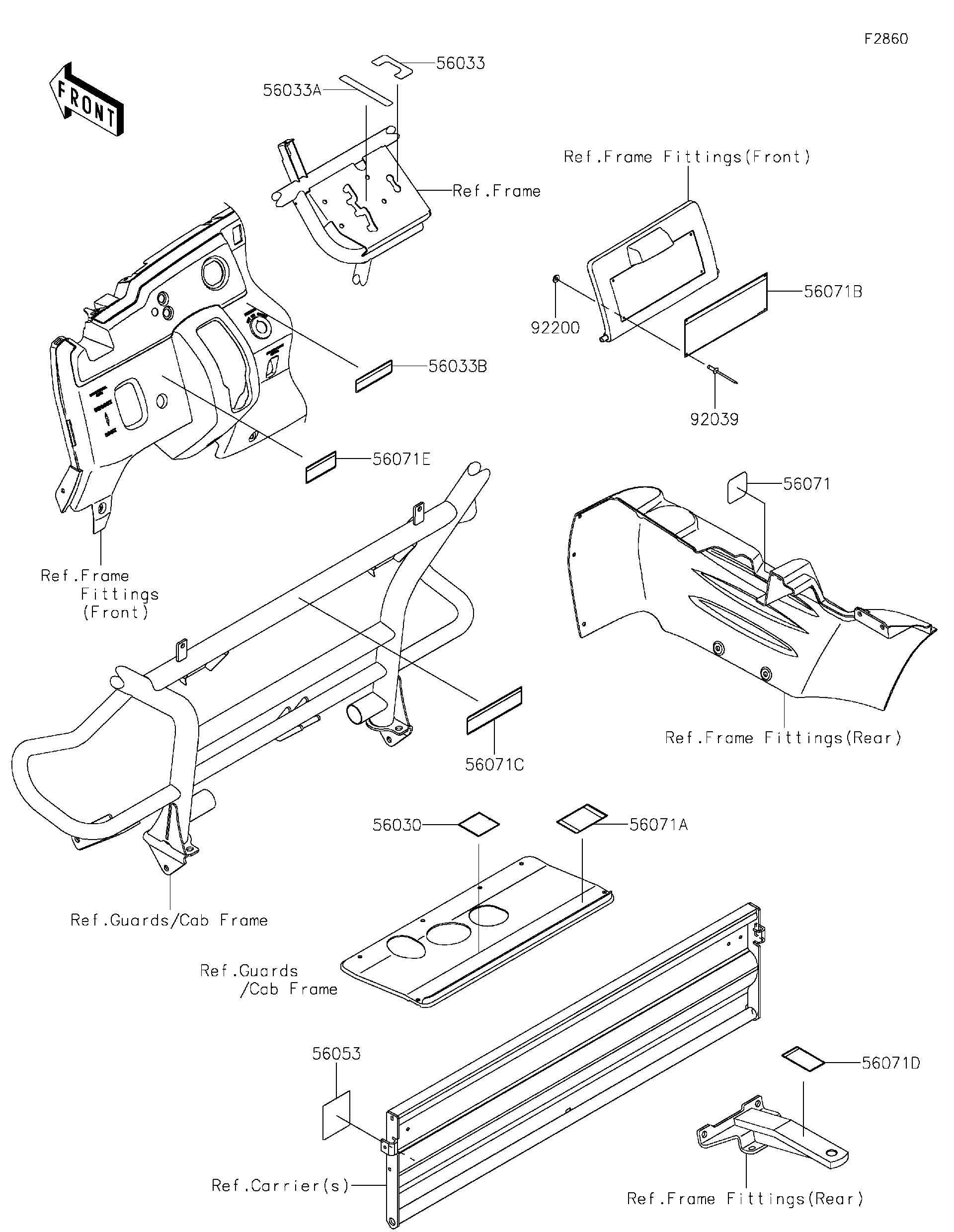 2025 Kawasaki Utility Vehicles Parts-Finder Diagrams | Sappington