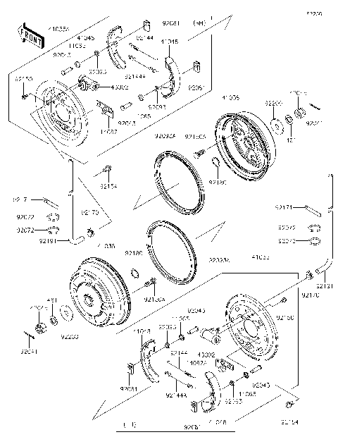 Front Hubs/Brakes