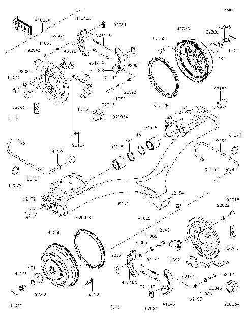 Rear Hubs/Brakes
