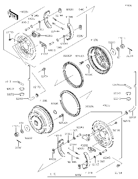 Front Hubs/Brakes