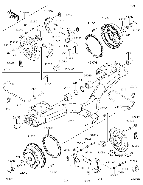 Rear Hubs/Brakes