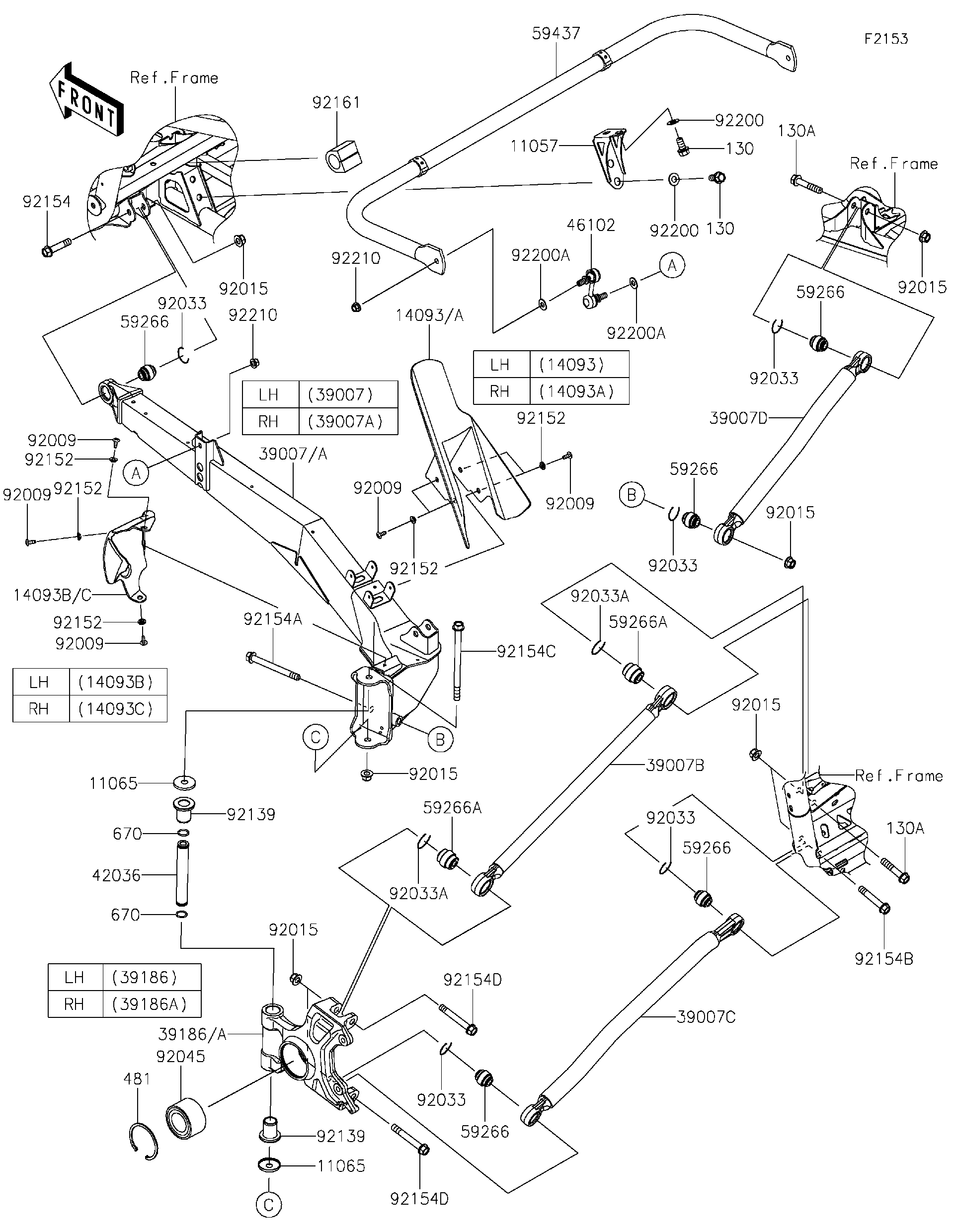 2025 Kawasaki Utility Vehicles Parts-Finder Diagrams | Team