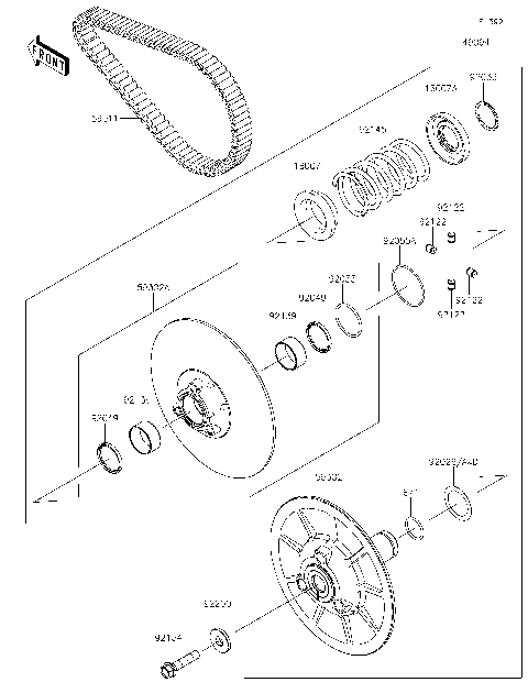 Driven Converter/Drive Belt