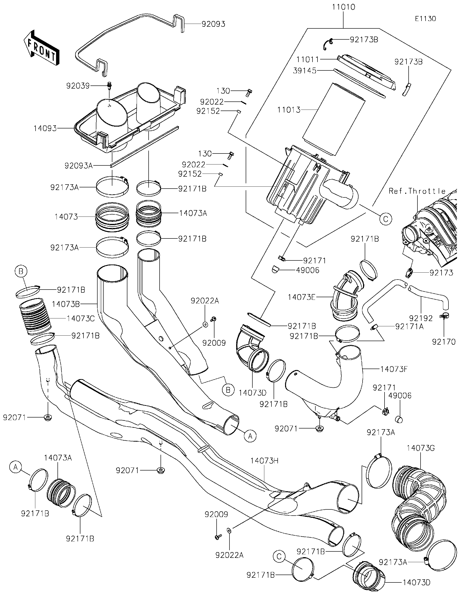 *Lang kawiページ* 2025 Kawasaki Utility Vehicles Parts-Finder Diagrams | B&B