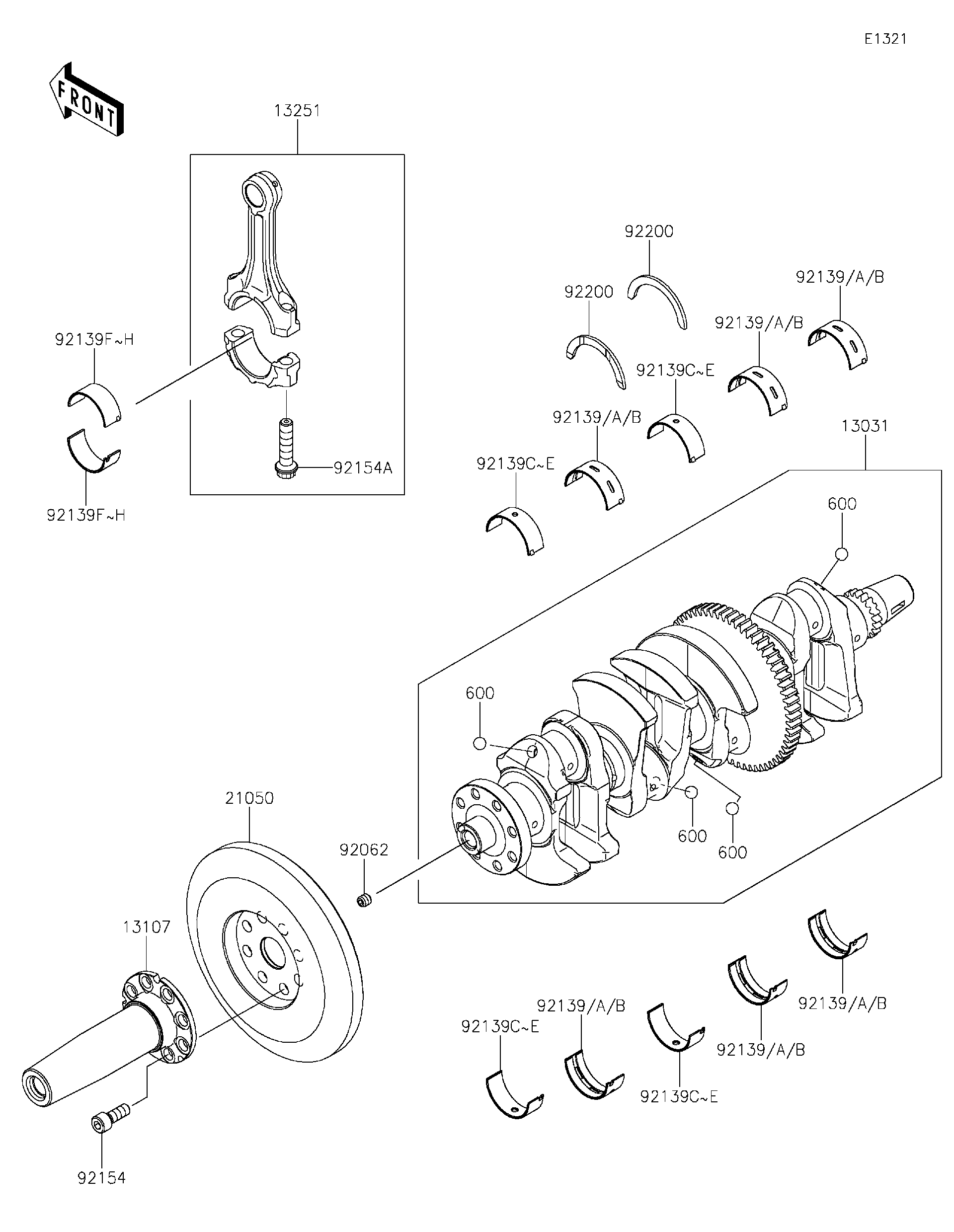 2025 Kawasaki Utility Vehicles Parts-Finder Diagrams | Brushy