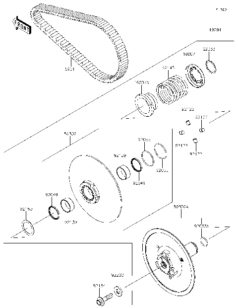 Driven Converter/Drive Belt