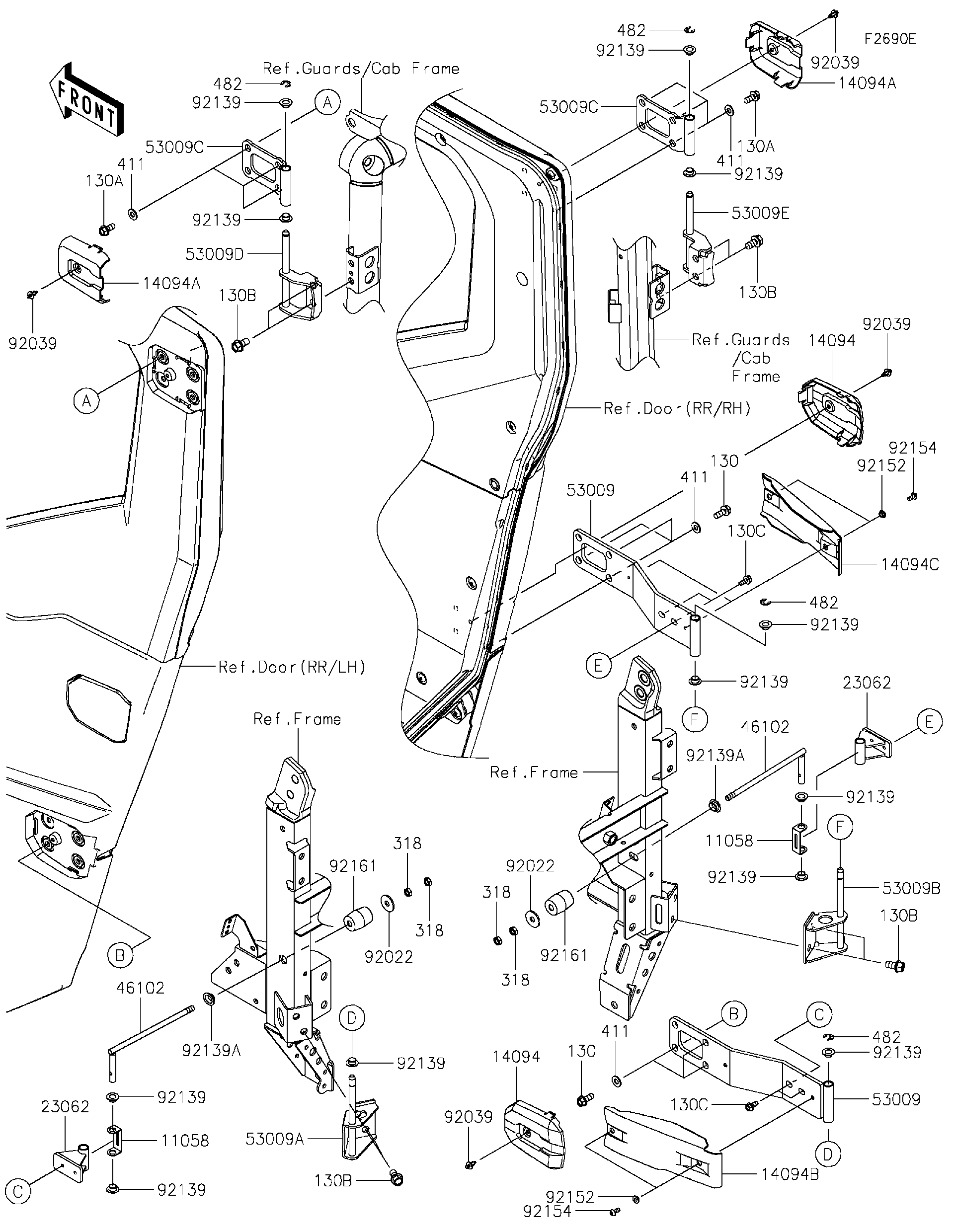2025 Kawasaki Utility Vehicles Parts-Finder Diagrams | South MS