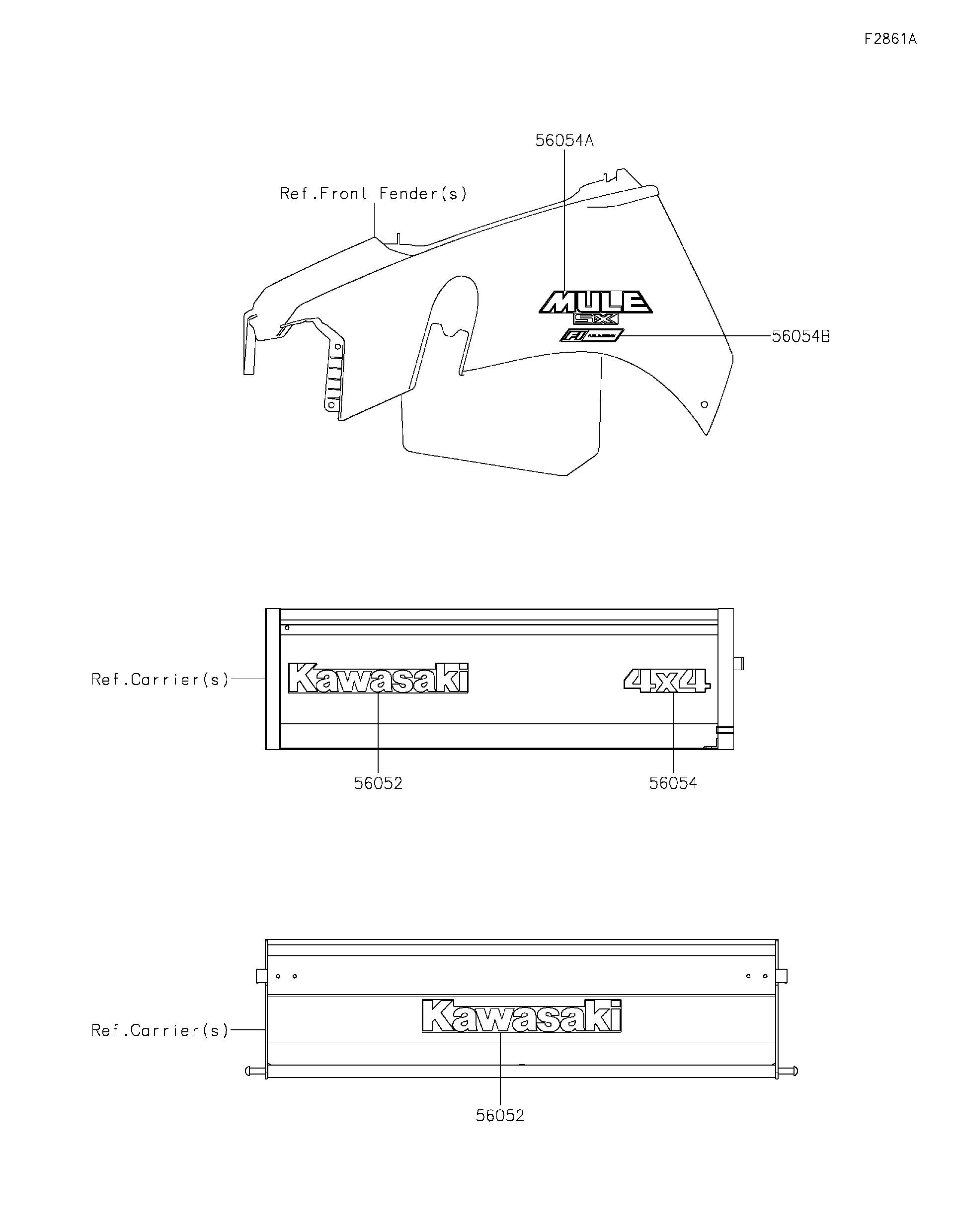 2027 Kawasaki Utility Vehicles Parts-Finder Diagrams | Team