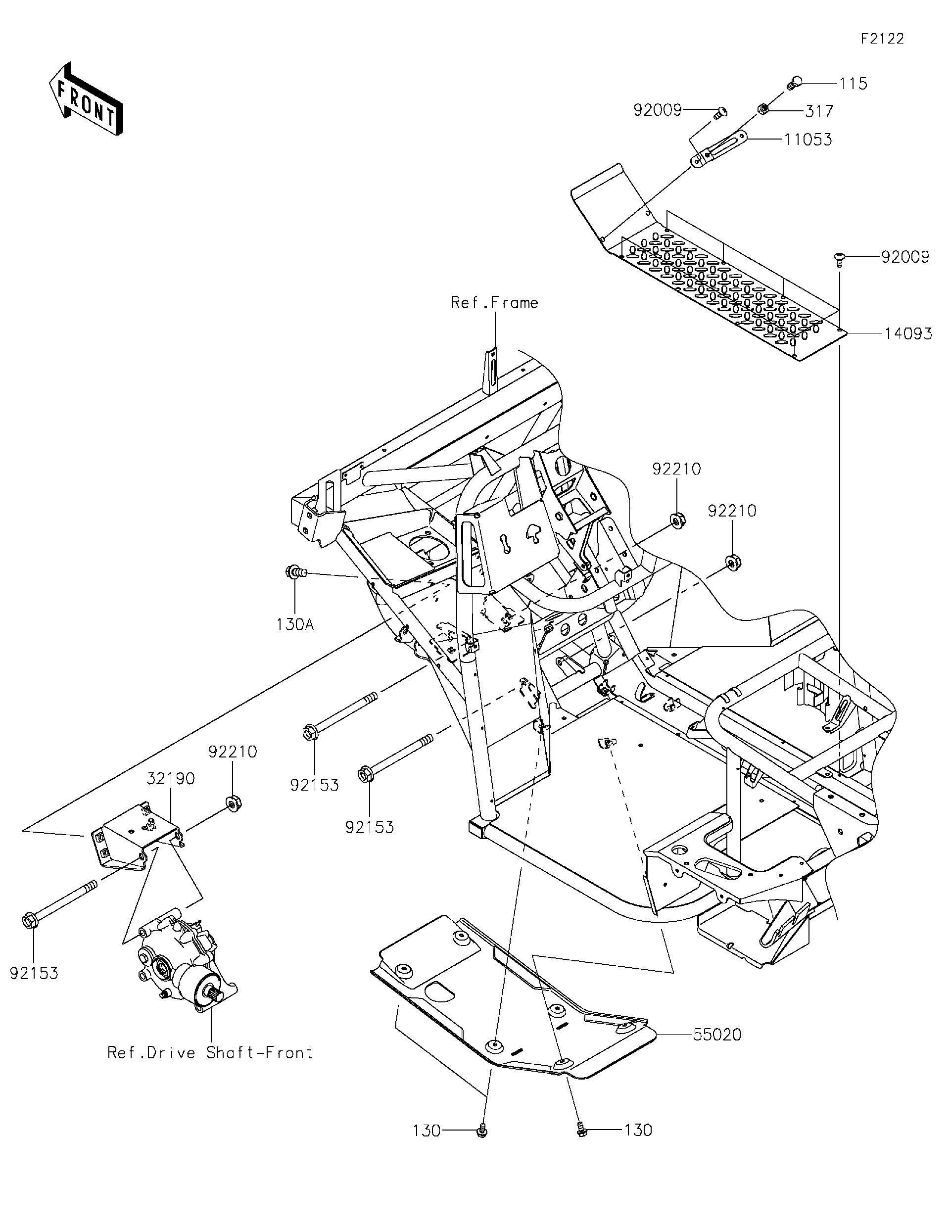 2027 Kawasaki Utility Vehicles Parts-Finder Diagrams | Team
