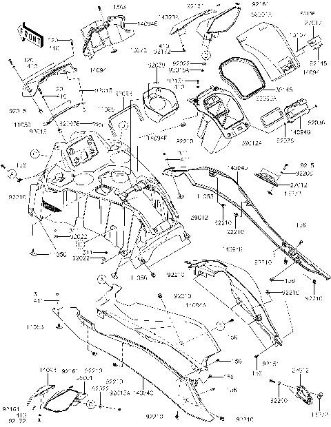 Hull Middle Fittings