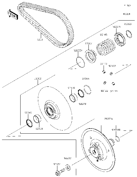 Driven Converter/Drive Belt