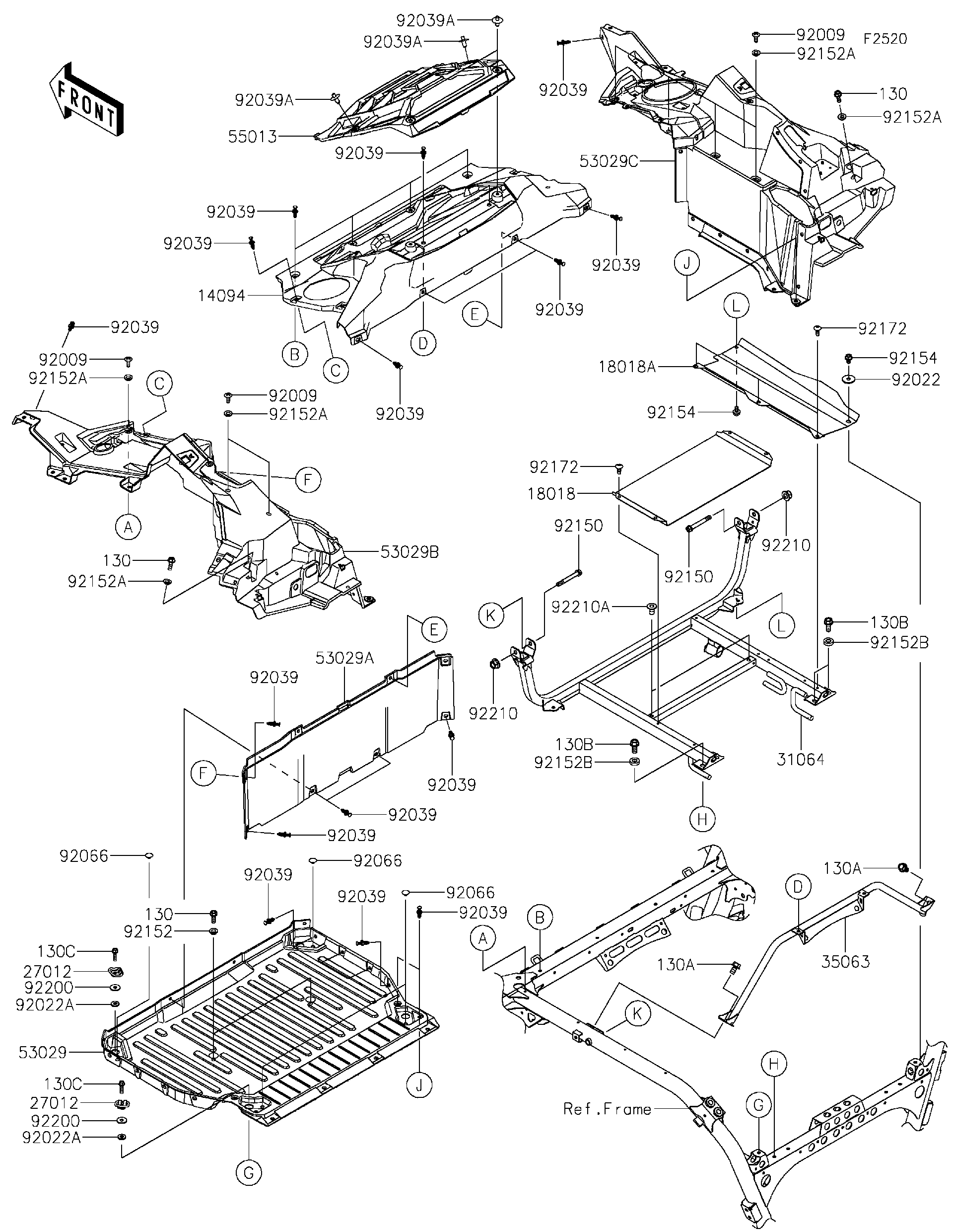 2026 Kawasaki Utility Vehicles Parts-Finder Diagrams | Team