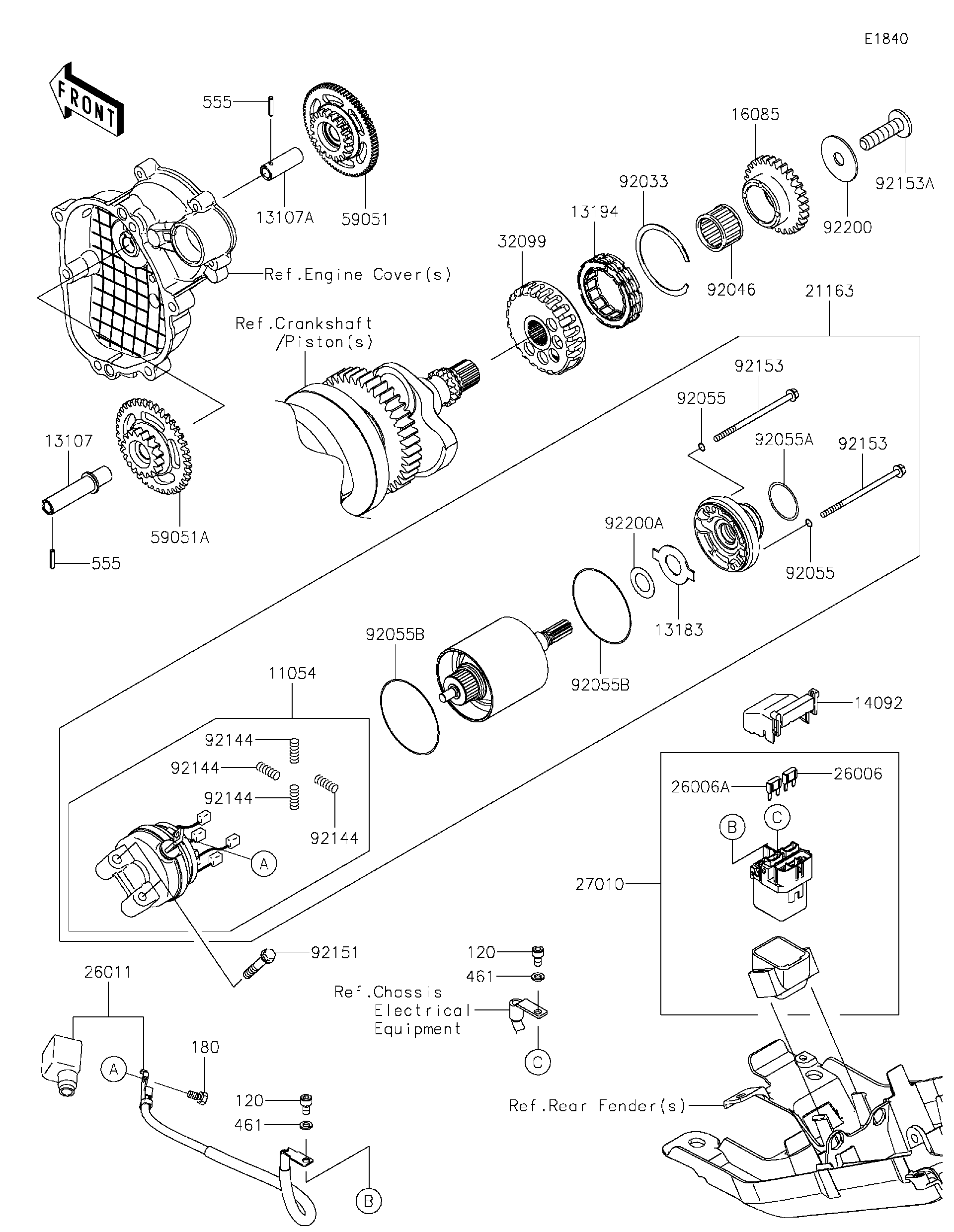 2026 Kawasaki Motorcycles Parts-Finder Diagrams | Classic Motor