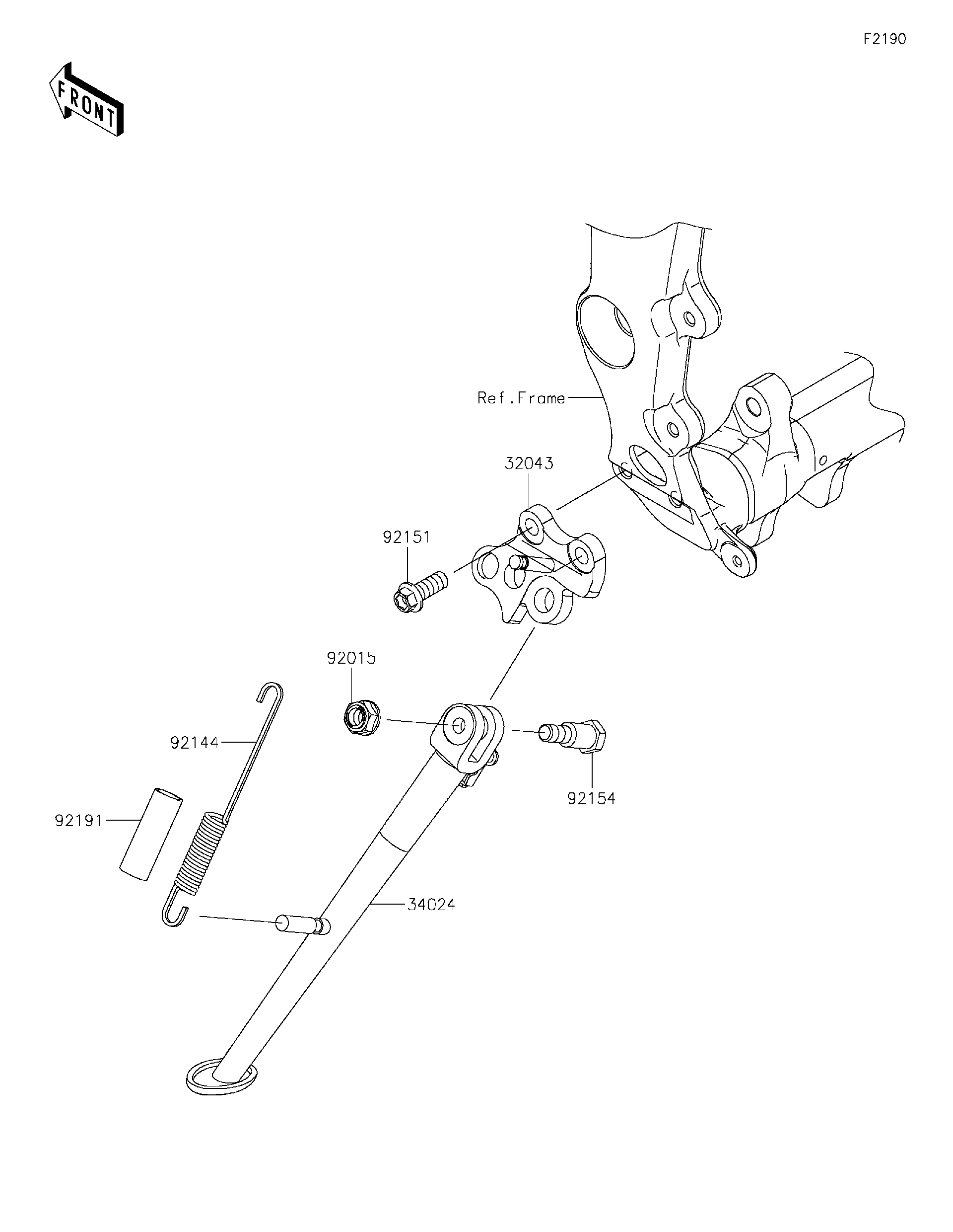 2026 Kawasaki Motorcycles Parts-Finder Diagrams | Brushy Mountain