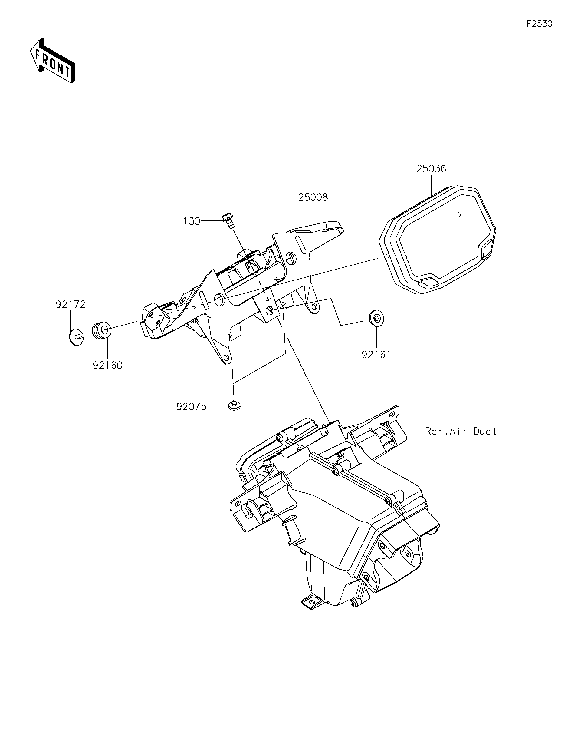 2026 Kawasaki NINJA® ZX™-6R ABS (ZX636JTFAL) Meter(s) Motorcycles