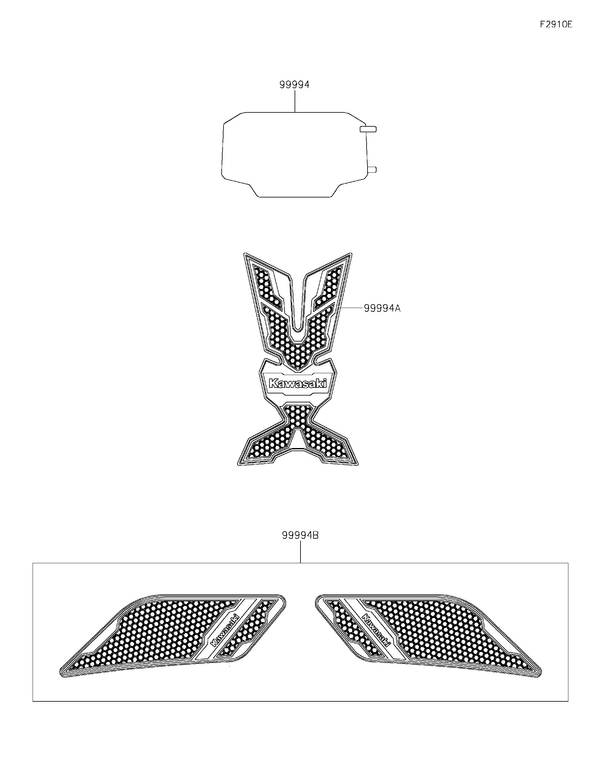 2027 Kawasaki Motorcycles Parts-Finder Diagrams | Brushy Mountain