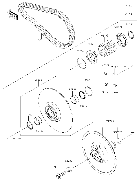 Driven Converter/Drive Belt