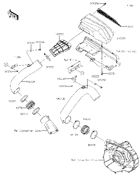 Air Cleaner-Belt Converter