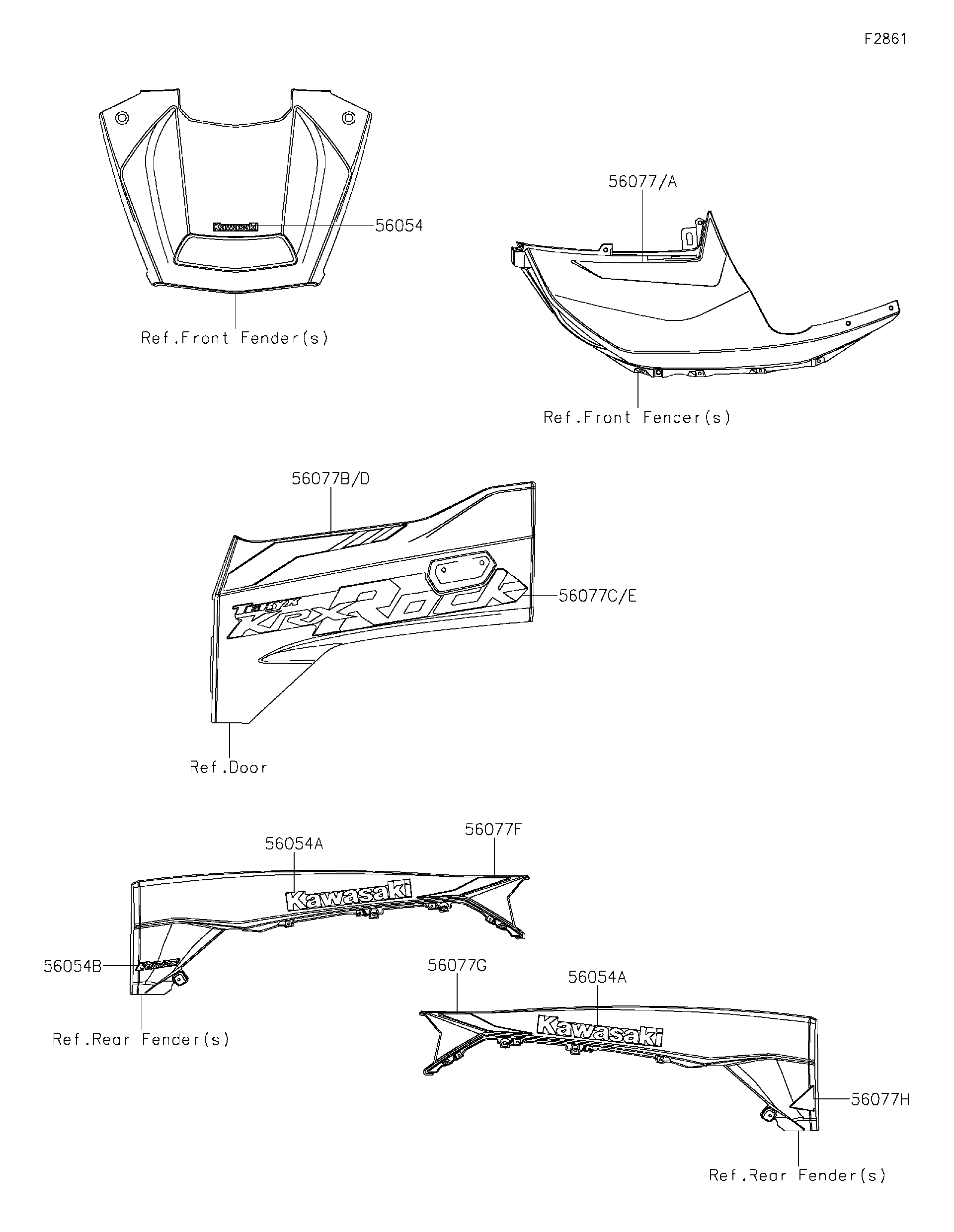 2026 Kawasaki Utility Vehicles Parts-Finder Diagrams | Team