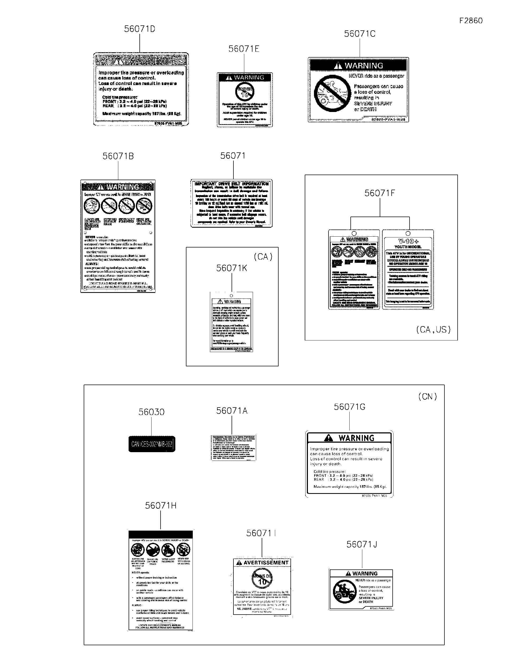 2026 Kawasaki ATVs Parts-Finder Diagrams | Team Motorsports, De