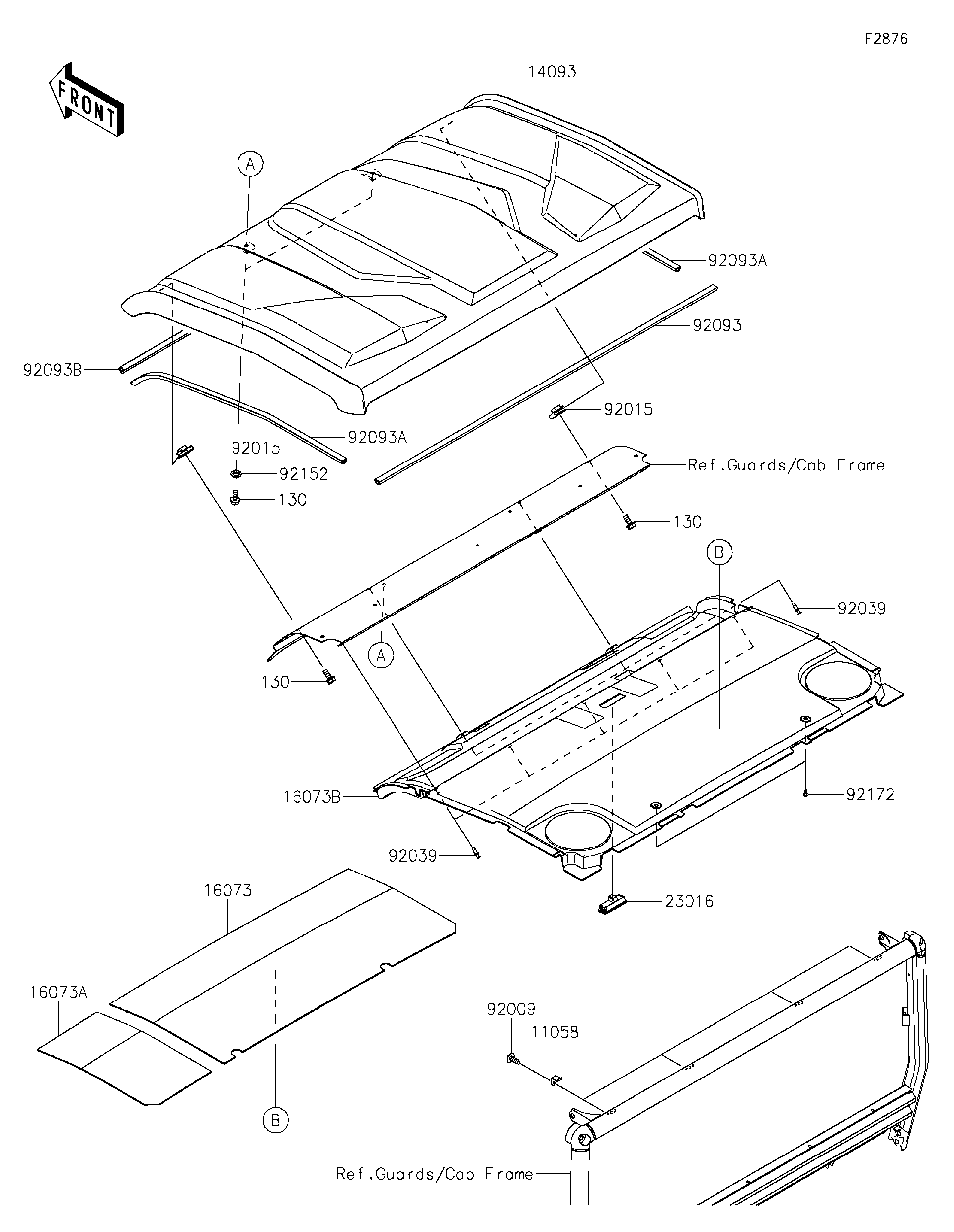 2026 Kawasaki Utility Vehicles Parts-Finder Diagrams | Team