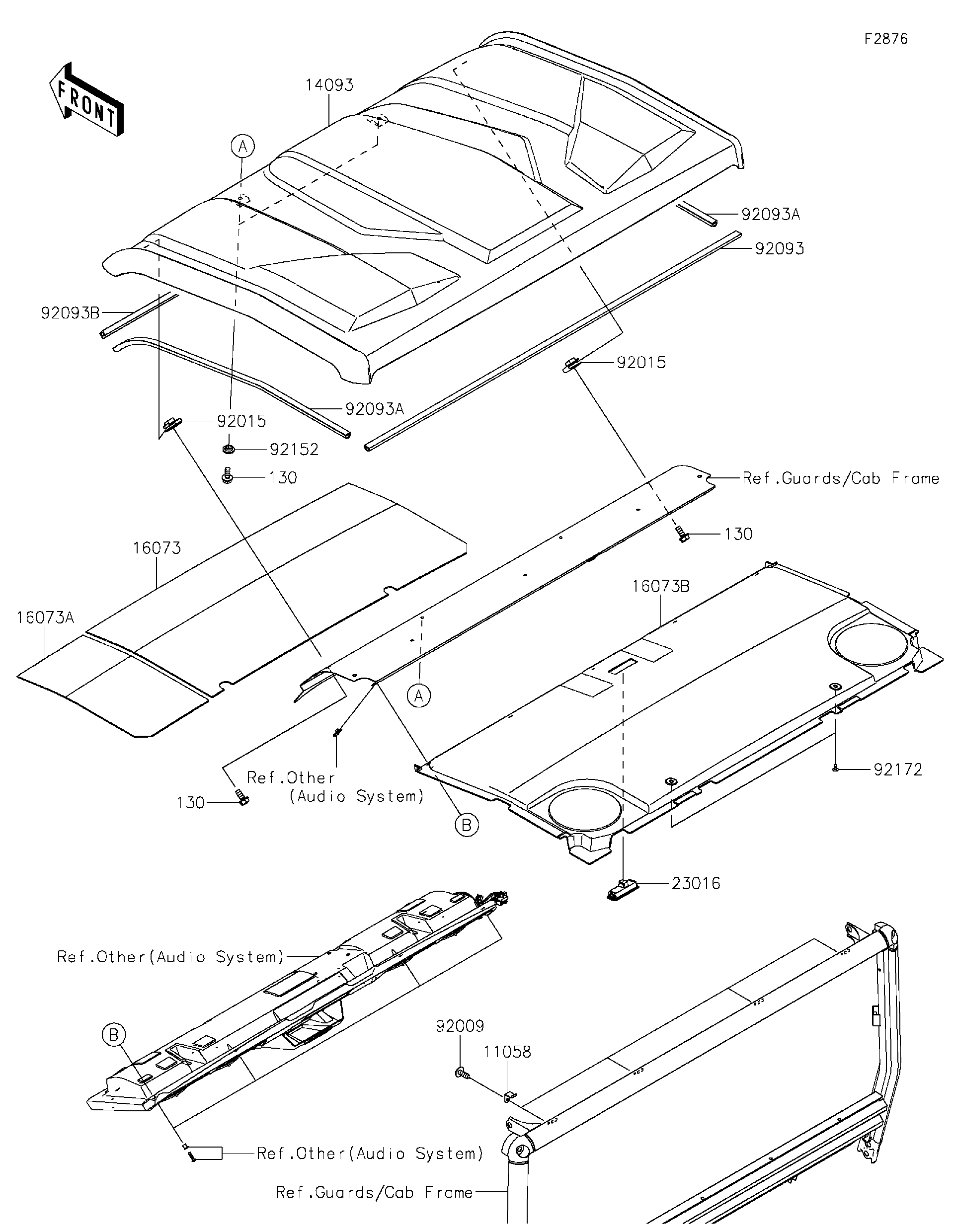 2026 Kawasaki Utility Vehicles Parts-Finder Diagrams | Team