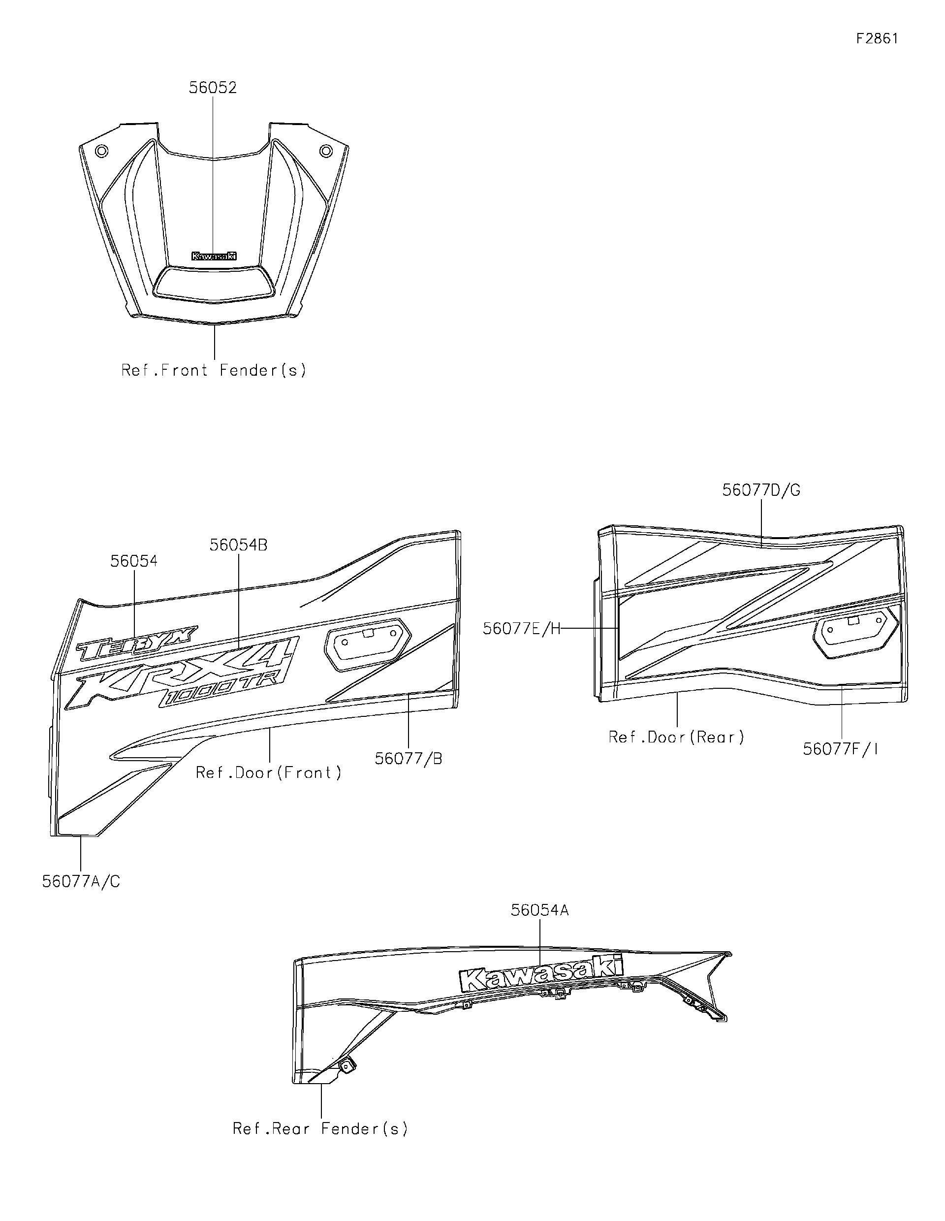 2027 Kawasaki Utility Vehicles Parts-Finder Diagrams | Action