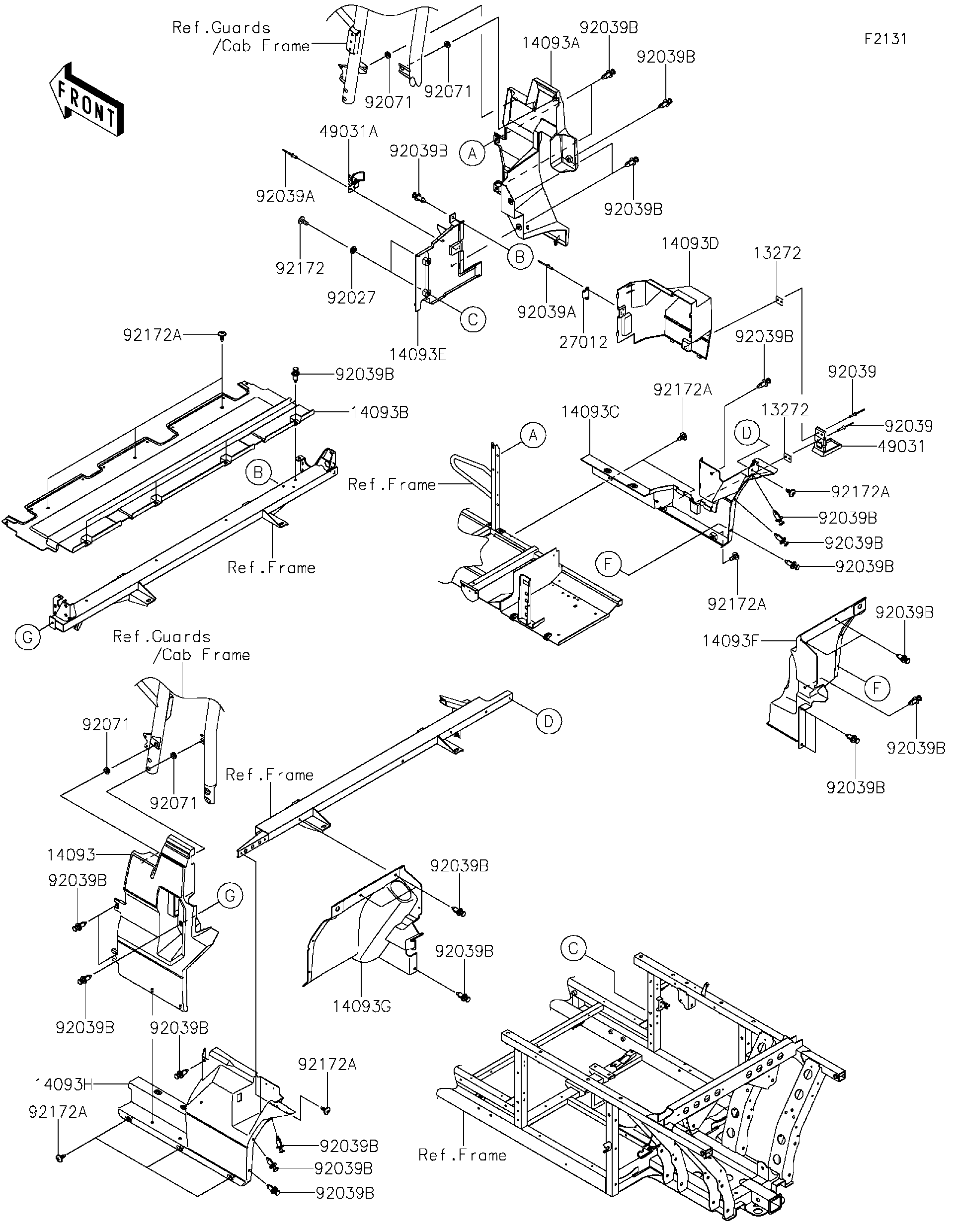 2027 Kawasaki Utility Vehicles Parts-Finder Diagrams | Team