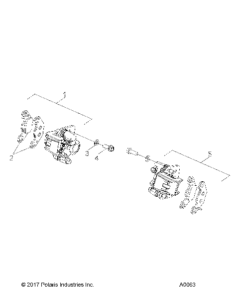 BRAKES, CALIPER, FRONT - Z21YAV17N2/N4 (A00063)