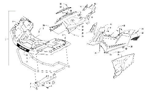 FRONT RACK AND SIDE PANEL ASSEMBLIES [302009]