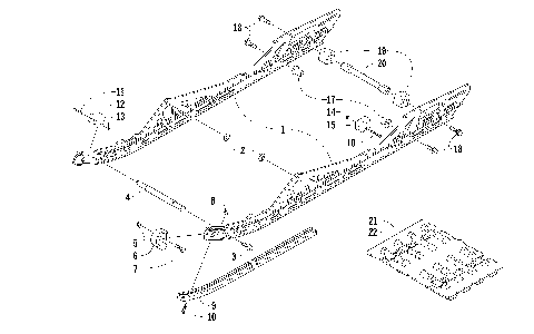 SLIDE RAIL AND TRACK ASSEMBLY [95331]