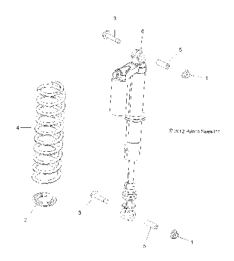 SUSPENSION, FRONT SHOCK MOUNTING - Z14VE7EAL/7EAW/EAJ/EAU (49RGRSHOCKMTG13RZRS)