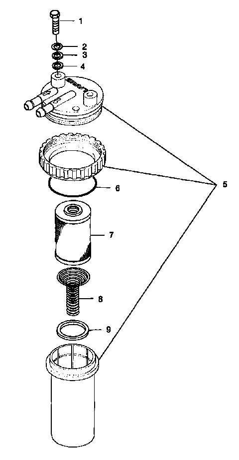 FUEL/WATER SEPARATOR - B984690 (4945114511c009)